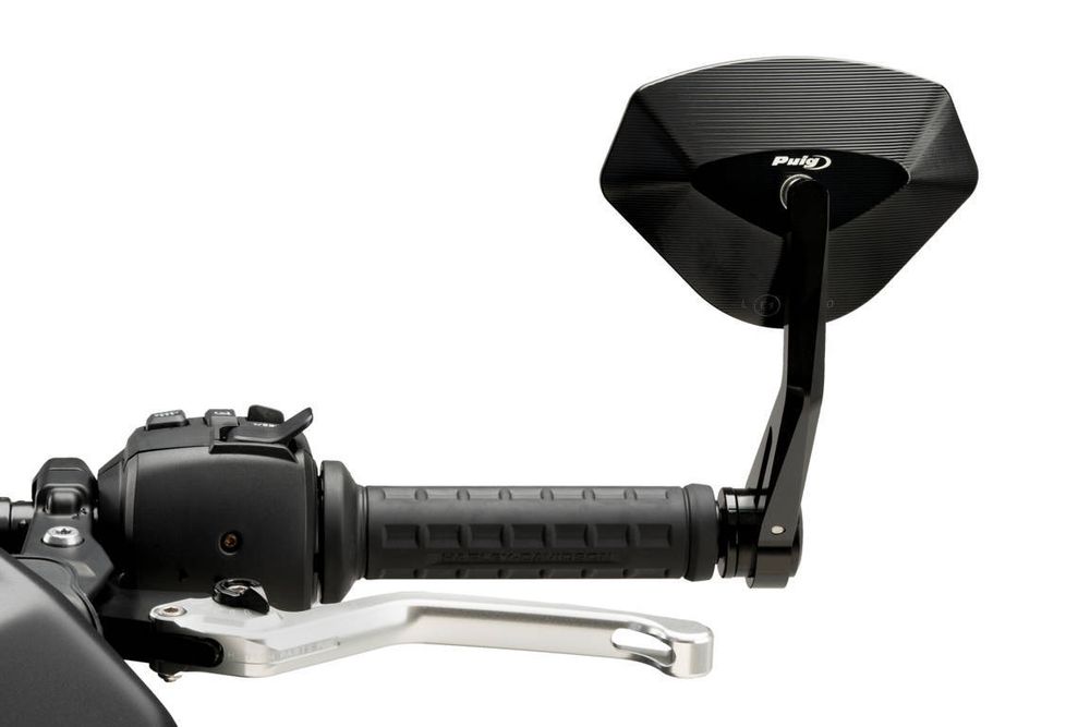 PUIG 21618N Hi-Tech V Rückspiegel  passend fuer YAMAHA XJR1300 Schwarz