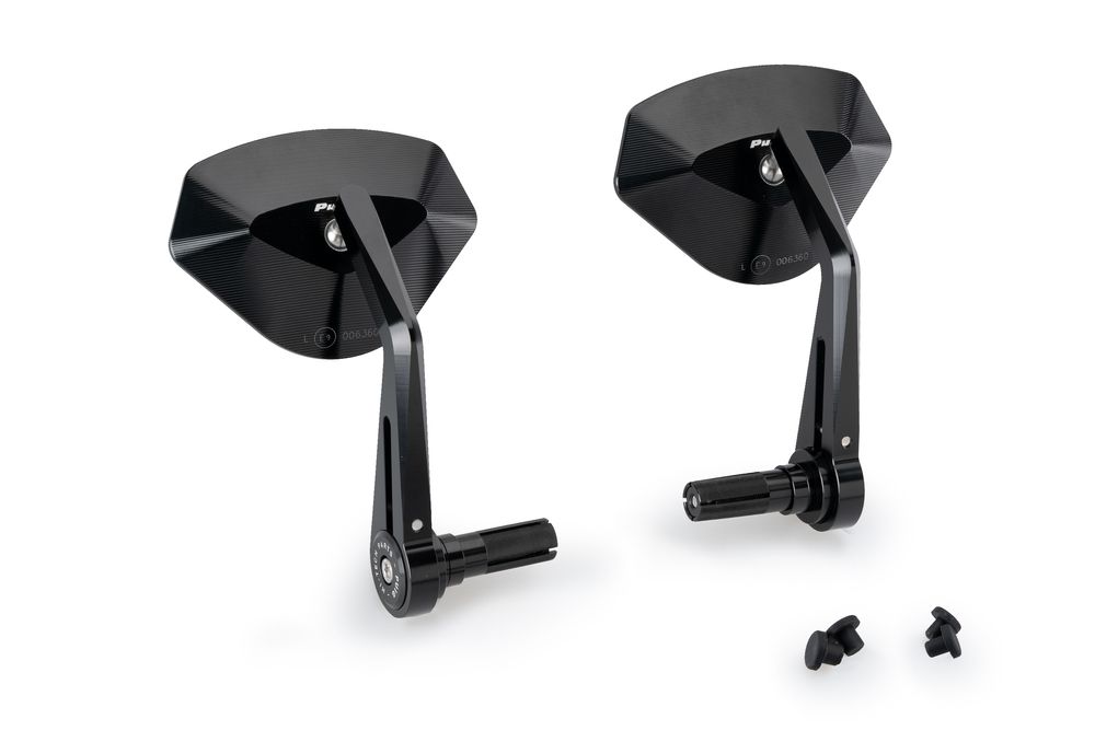 PUIG 21618N Hi-Tech V Rückspiegel  passend fuer YAMAHA XJR1300 Schwarz