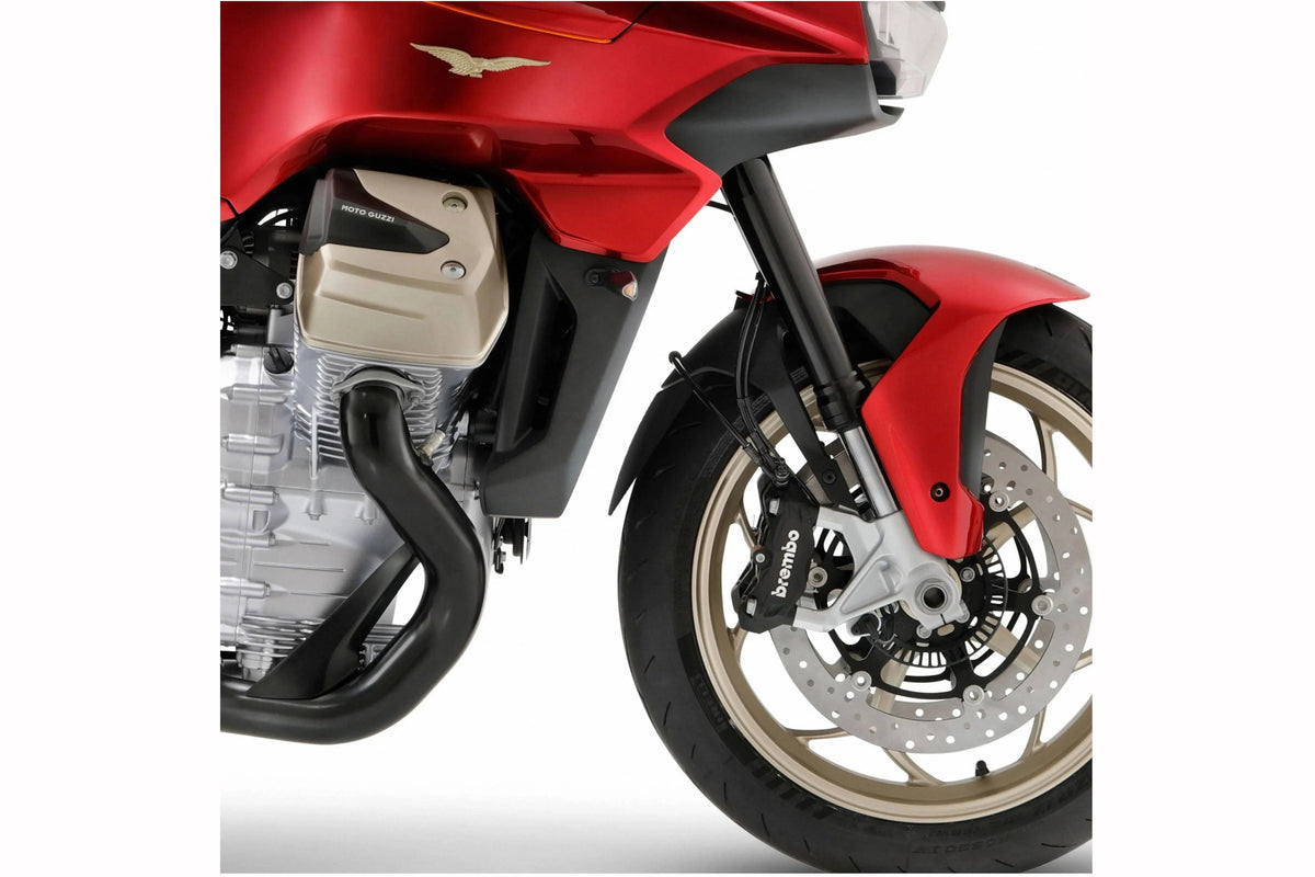 PUIG 21643N Verlängerung des vorderen Schutzblechs  passend fuer MOTO GUZZI V100 MANDELLO Schwarz