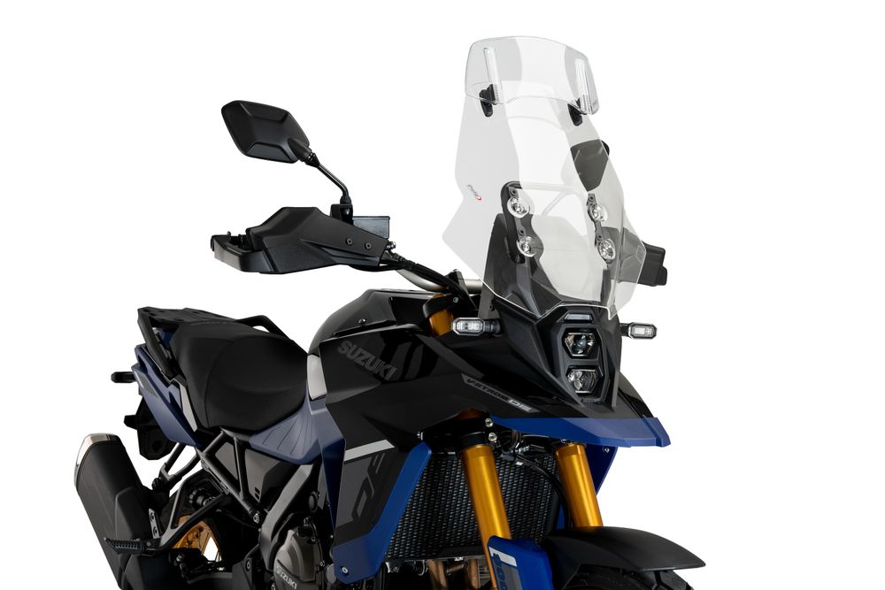 PUIG 21688W Tourenscheibe mit Spoilerscheibe  passend fuer SUZUKI DL800 V-STROM DE Transparent