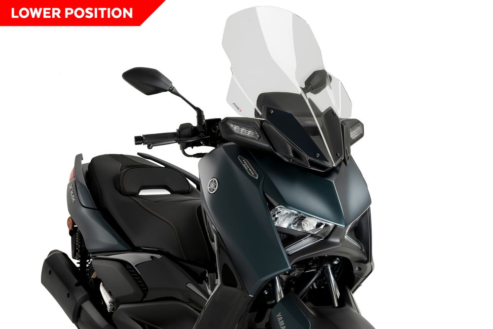 PUIG 21745W Windschutzscheibe V-Tech Line Touring  passend fuer YAMAHA X-MAX 125 Transparent
