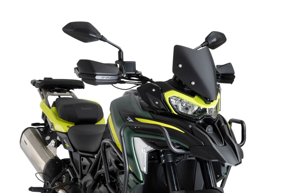 PUIG 21753J Sportscheibe  passend fuer BENELLI TRK 702 Mattschwarz