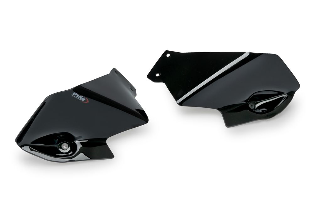 PUIG 21772N Windabweiser Extended  passend fuer QJ SRT 700X TRAIL Schwarz