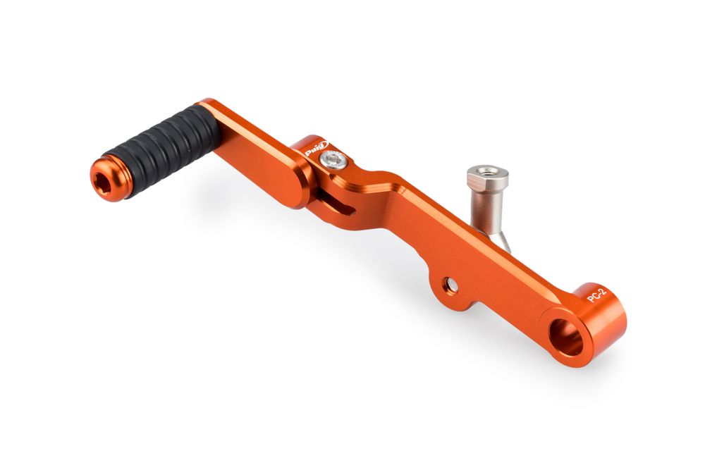 PUIG 21779T Verstellbares Gangschaltpedal  passend fuer YAMAHA XSR700 Orange