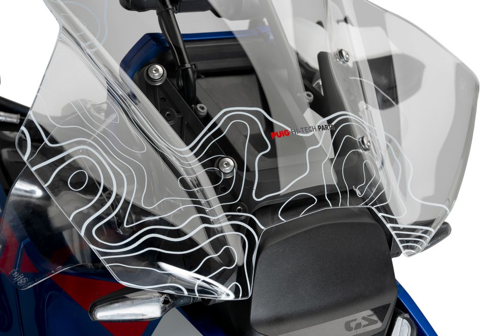 PUIG 21795S Tourenscheibe Plus  passend fuer BMW R1300GS Graphics