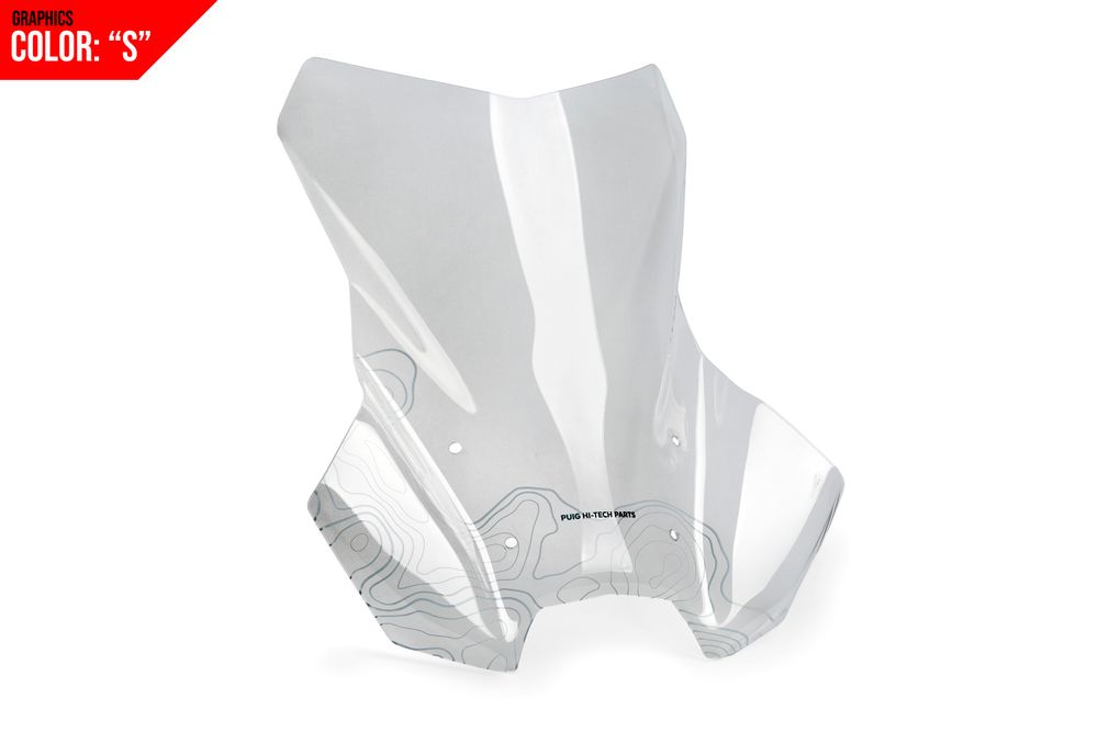 PUIG 21795S Tourenscheibe Plus  passend fuer BMW R1300GS Graphics