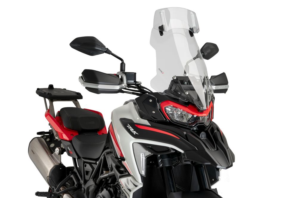 PUIG 21800W Tourenscheibe mit Spoilerscheibe  passend fuer BENELLI TRK 702 Transparent