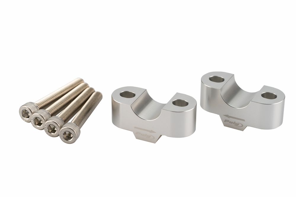 PUIG 21809P Lenkererhöhungen  passend fuer BMW F750GS Silber