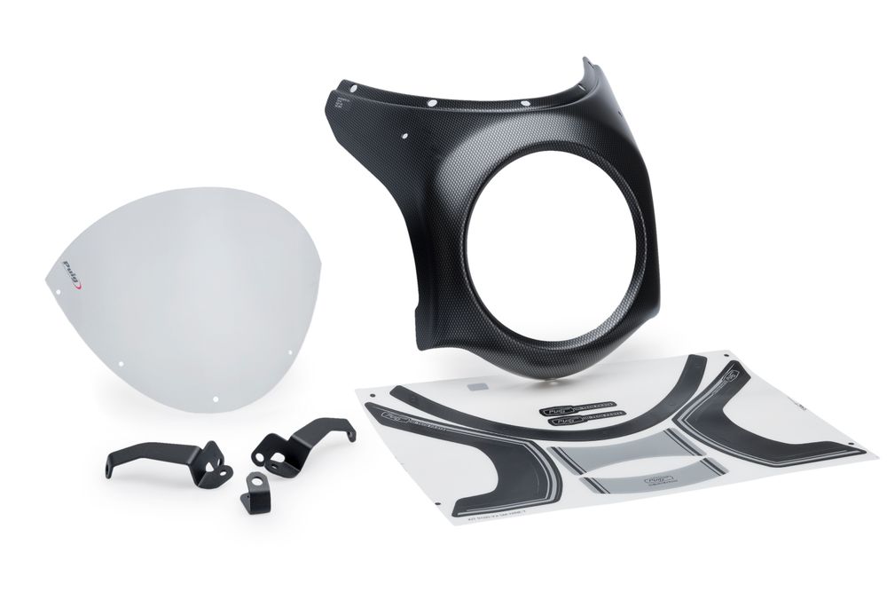 PUIG 21962W Retro-Verkleidungscheibe  passend fuer HONDA CB650R NEO SPORTS CAFE ECLUTCH Transparent
