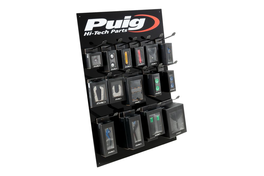 PUIG 22086N  Hi-Tech Parts wanddisplays  passend fuer UNIVERSAL UNIVERSAL Schwarz