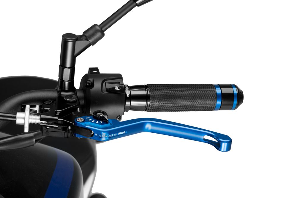 PUIG 220AN Hebel 3.0.  passend fuer KAWASAKI KLE500 Schwarz