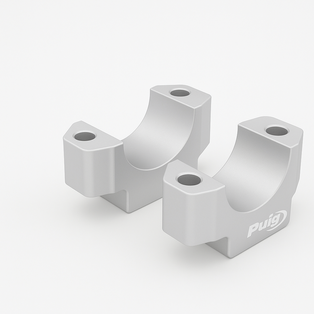 PUIG 22100P Lenkererhöhungen  passend fuer YAMAHA MT-09 SP Silber