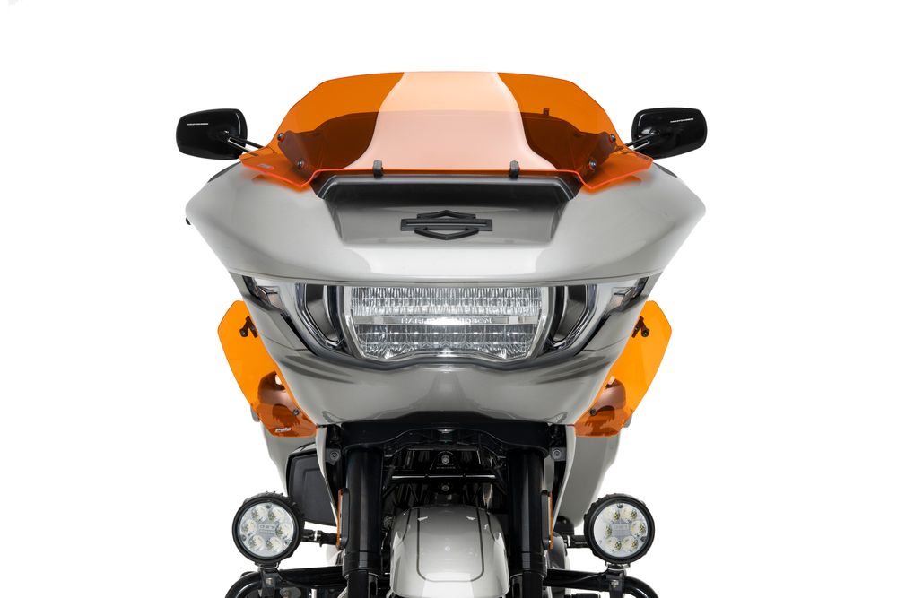 PUIG 22107T High-Road Sport   passend fuer HARLEY DAVIDSON ROAD GLIDE FLTRX Orange