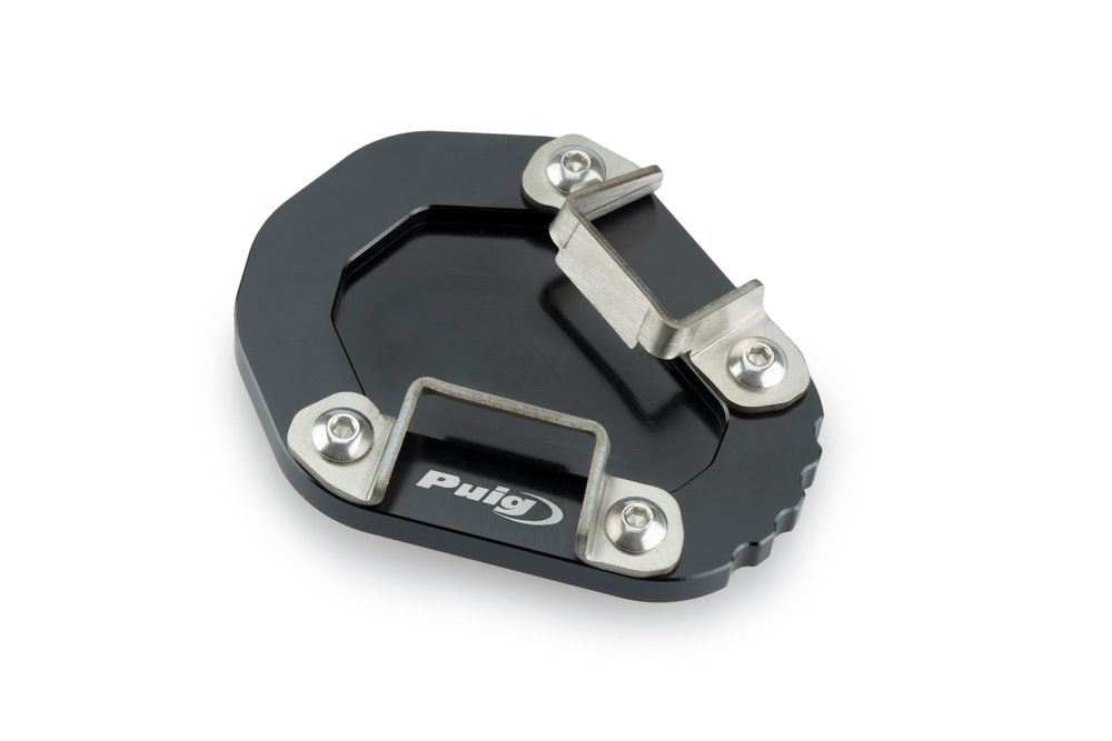 PUIG 22143N Fusstandverbreiterung mit Standardaufhängung  passend fuer BMW F900GS Schwarz