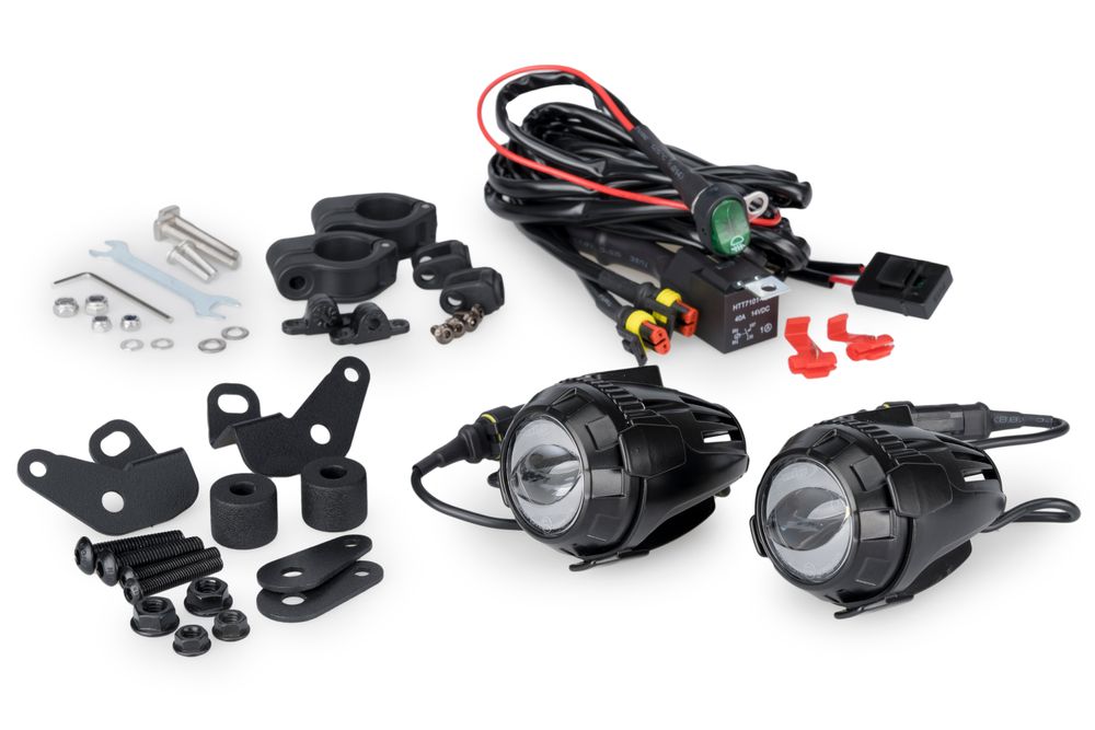 PUIG 22152N Zusatzscheinwerfern Beam 3.0  passend fuer BMW R1300GS Schwarz