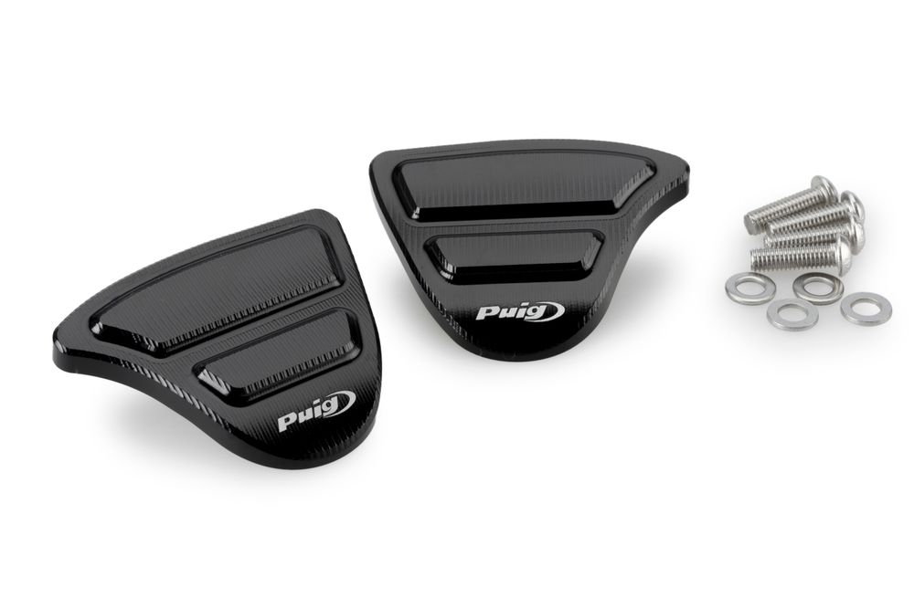 PUIG 22259N Rückspiegel Kappen  passend fuer YAMAHA YZF-R1 Schwarz