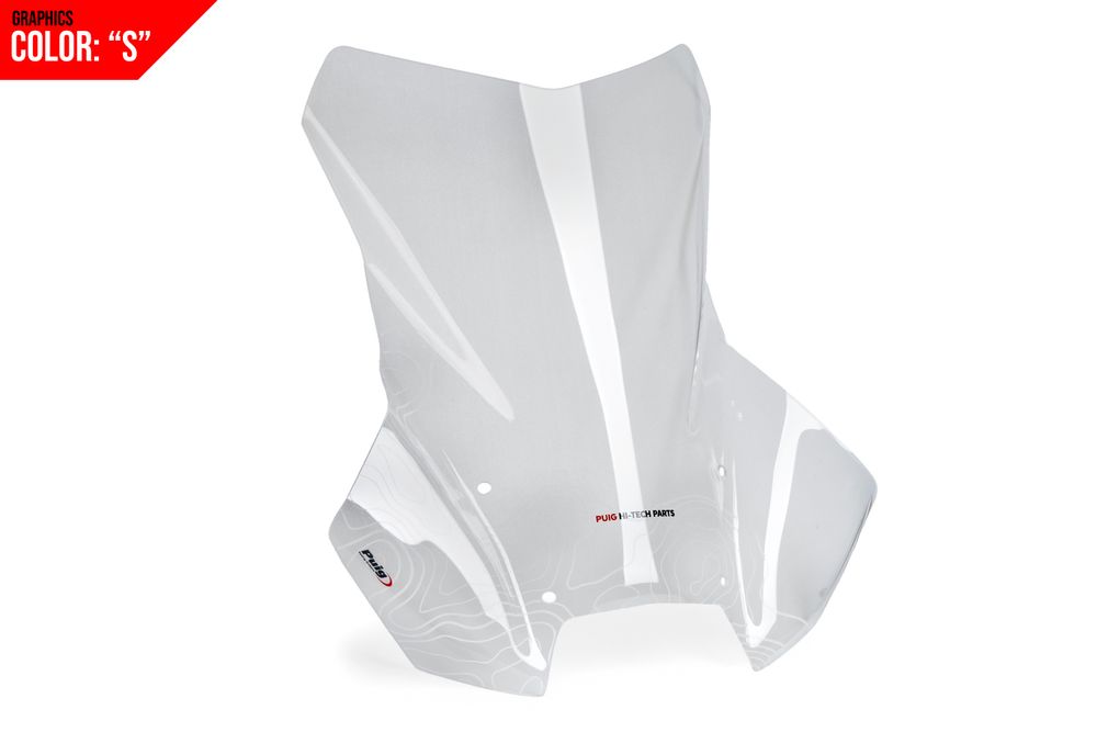 PUIG 22268S Tourenscheibe Plus  passend fuer BMW R1300GS ADVENTURE Graphics