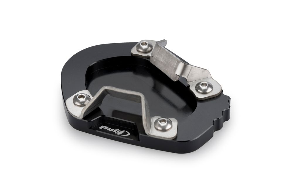 PUIG 22270N Fusstandverbreiterung mit Standardaufhängung  passend fuer TRIUMPH TIGER 1200 GT Schwarz