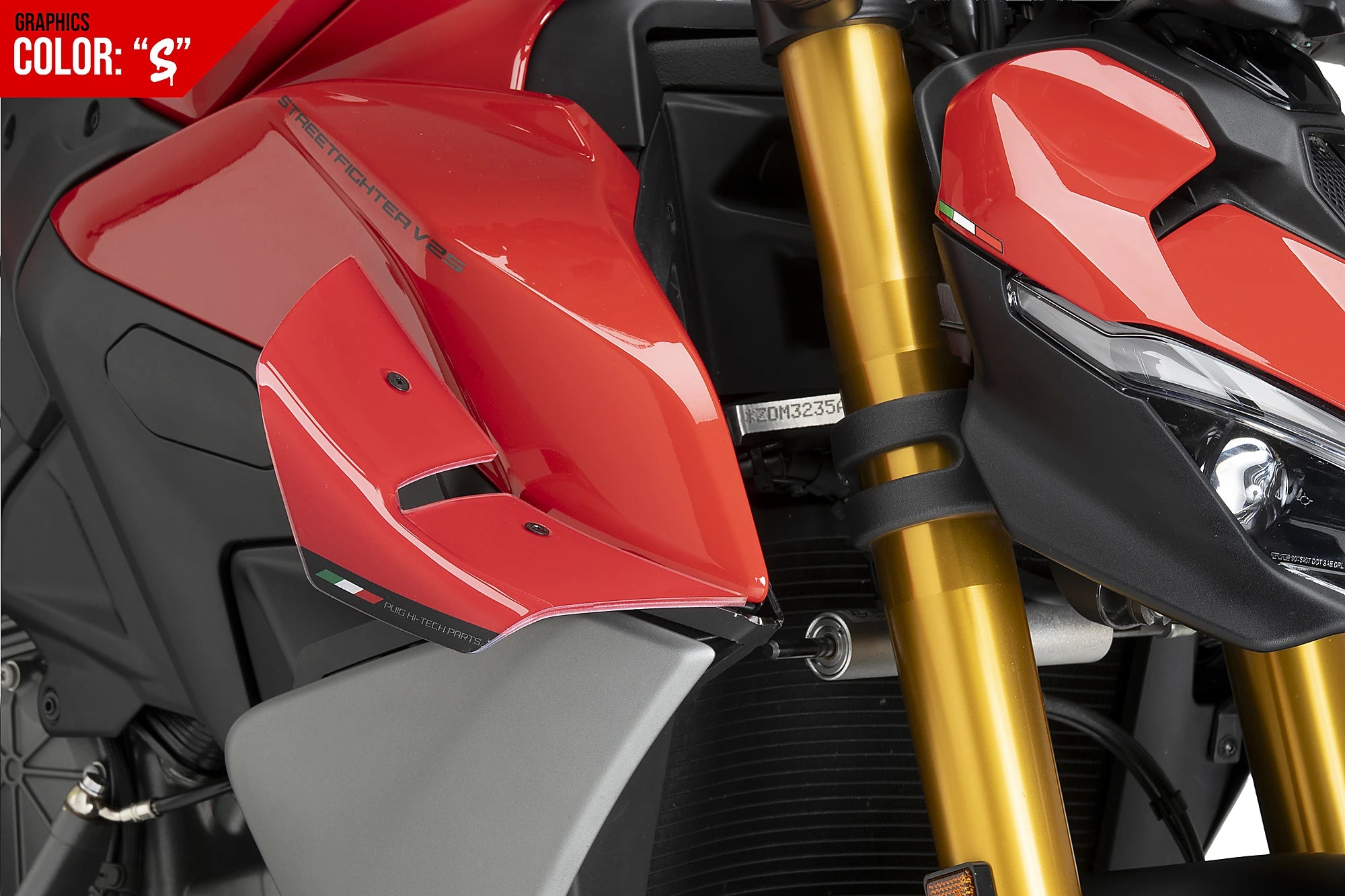 PUIG 22740C D12 Spoiler  passend fuer DUCATI STREETFIGHTER V2