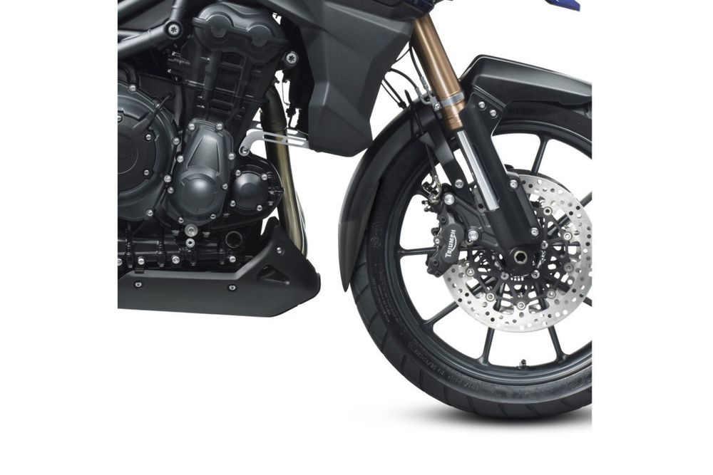 PUIG 6425N Verlängerung des vorderen Schutzblechs  passend fuer TRIUMPH TIGER EXPLORER Schwarz