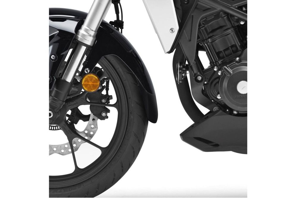 PUIG 3678N Verlängerung des vorderen Schutzblechs  passend fuer HONDA CB125R NEO SPORTS CAFE Schwarz