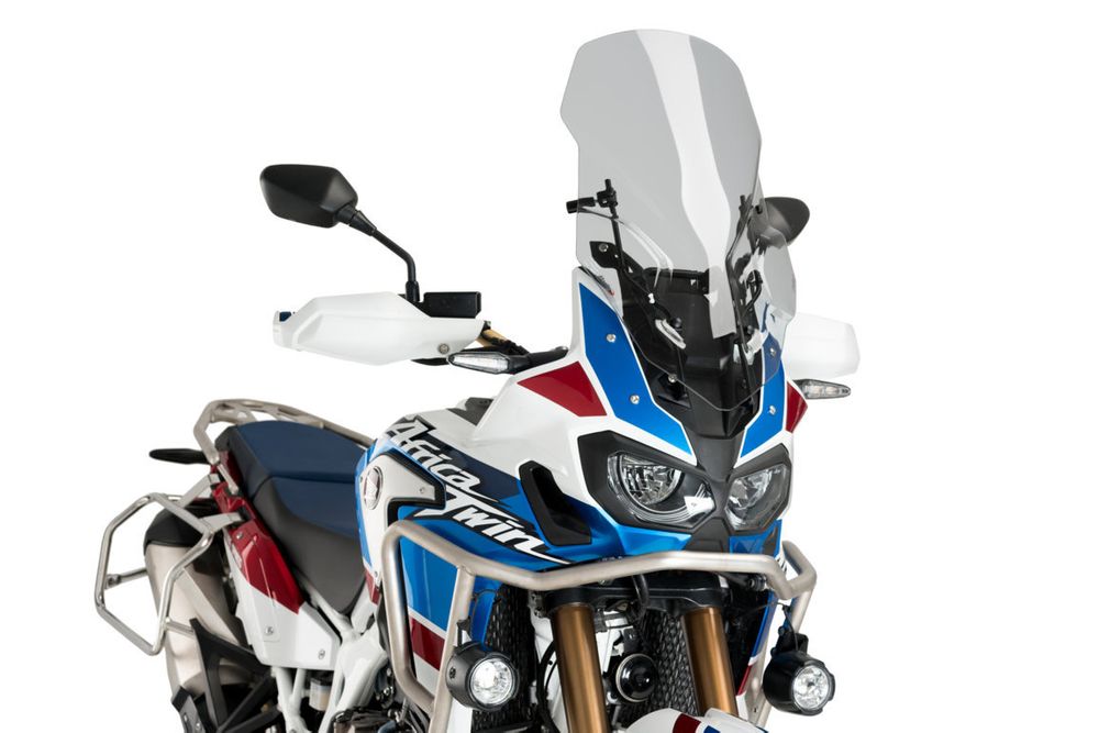 PUIG 3714H Verstellbare Scheibe  passend fuer HONDA CRF1000L AFRICA TWIN Getönt