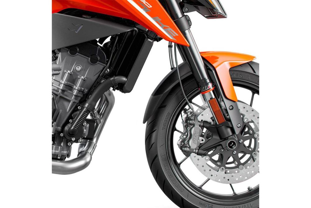 PUIG 9929N Verlängerung des vorderen Schutzblechs  passend fuer KTM 890 DUKE R Schwarz
