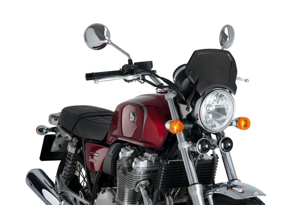 PUIG 3593N ALU Frontplatte  passend fuer YAMAHA XSR700 Schwarz