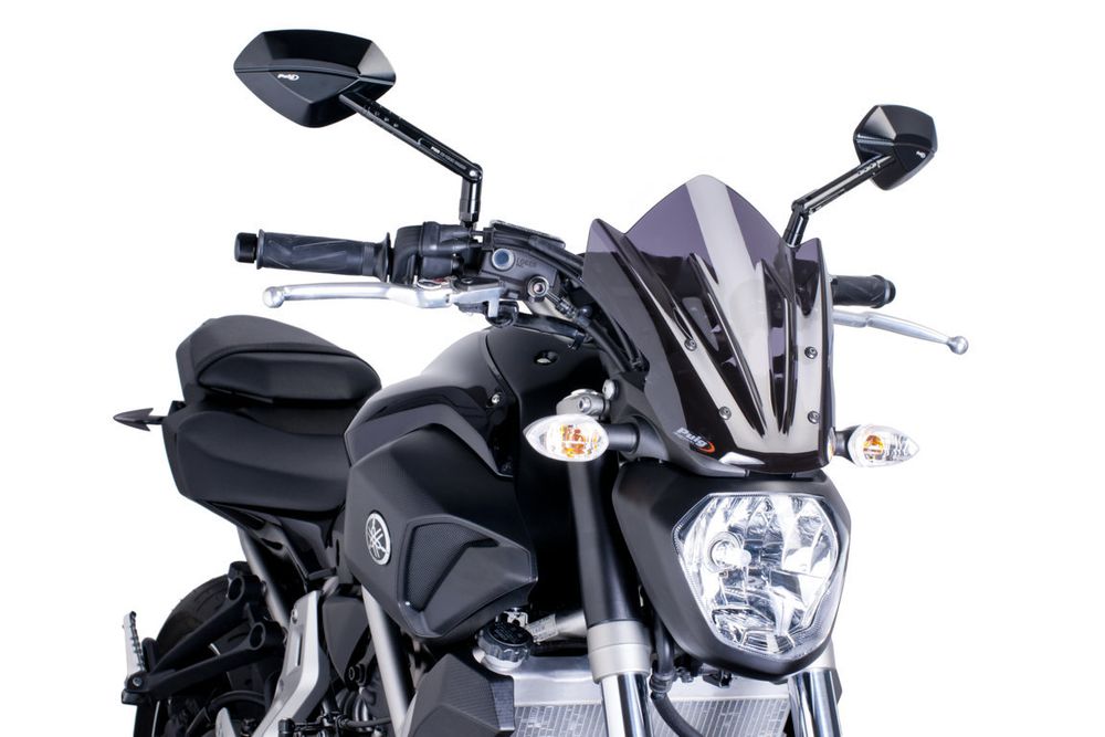 PUIG 7015F Windschutzscheibe New Generation Sport  passend fuer YAMAHA MT-07 Stark getönt