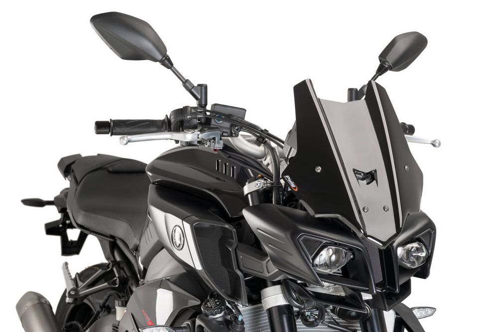 PUIG 8917N Tourenscheibe  passend fuer YAMAHA MT-10 Schwarz