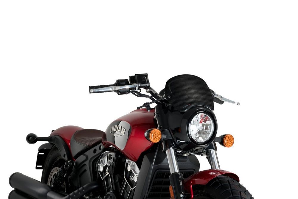 PUIG 3590C Frontplatte ABS  passend fuer KAWASAKI VULCAN S Carbon look
