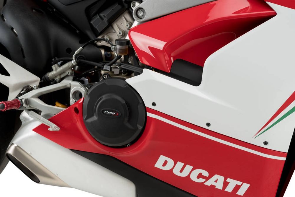 PUIG 20139N Motorschutzhaube  passend fuer DUCATI PANIGALE V4S Schwarz