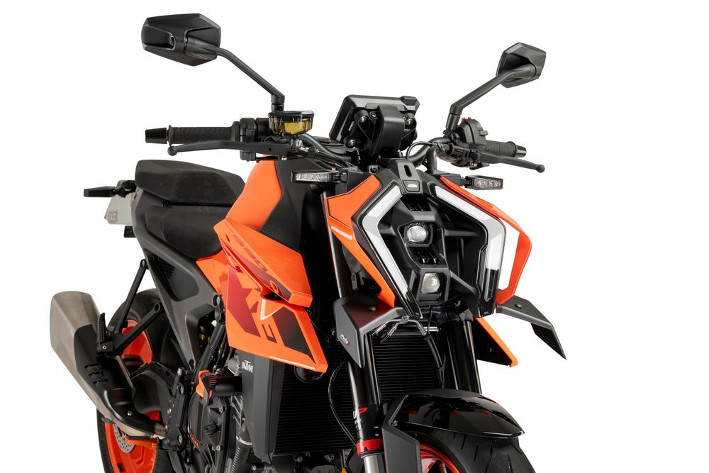PUIG 22178J Naked Front Spoiler  passend fuer KTM 990 DUKE Mattschwarz