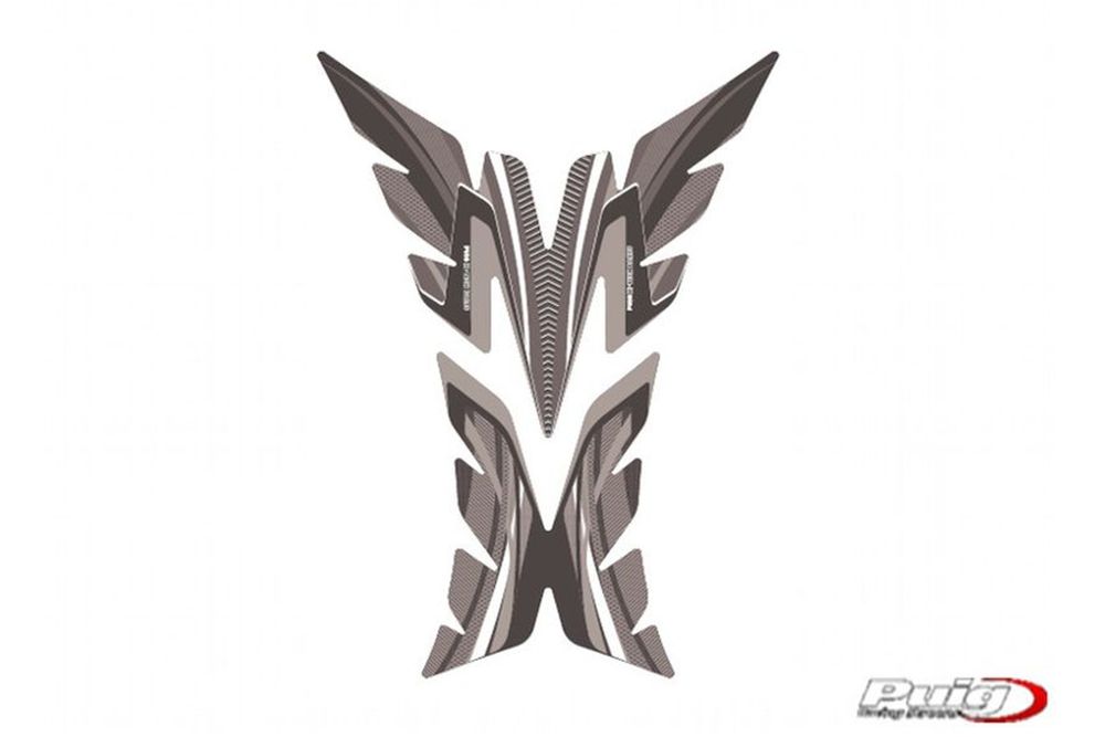 PUIG 6292U Radikal Tankprotektor  passend fuer HONDA NT650V DEAUVILLE Grau