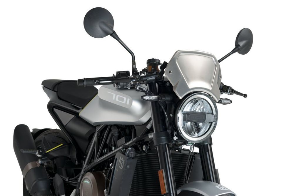 PUIG 3592P ALU Frontplatte  passend fuer KAWASAKI VULCAN S Silber