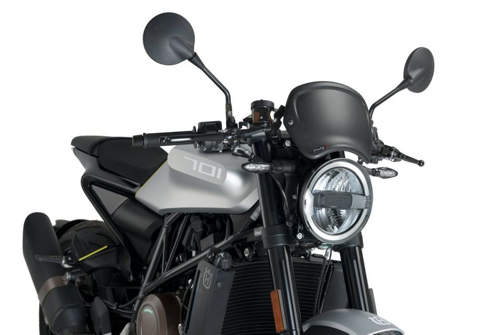 PUIG 3590J Frontplatte ABS  passend fuer KAWASAKI VULCAN S Mattschwarz