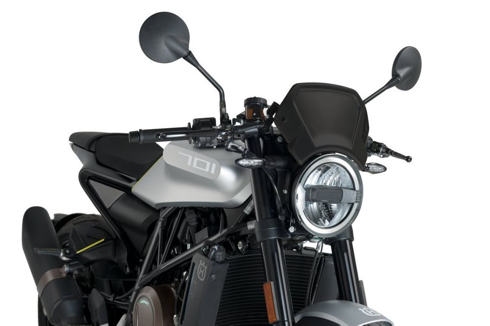 PUIG 3592N ALU Frontplatte  passend fuer KAWASAKI VULCAN S Schwarz