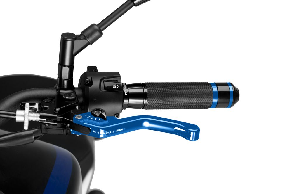 PUIG 230AN Hebel 3.0.  passend fuer KAWASAKI KLE500 Schwarz