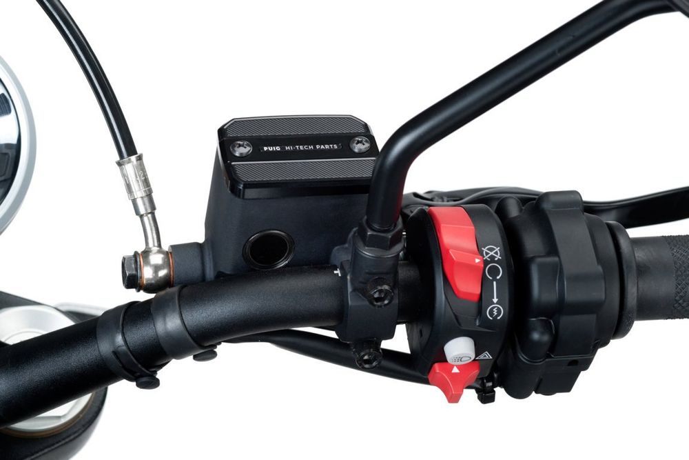 PUIG 9499N Vorderer Bremsflüssigkeitsbehälterdeckel  passend fuer DUCATI MONSTER 696 Schwarz