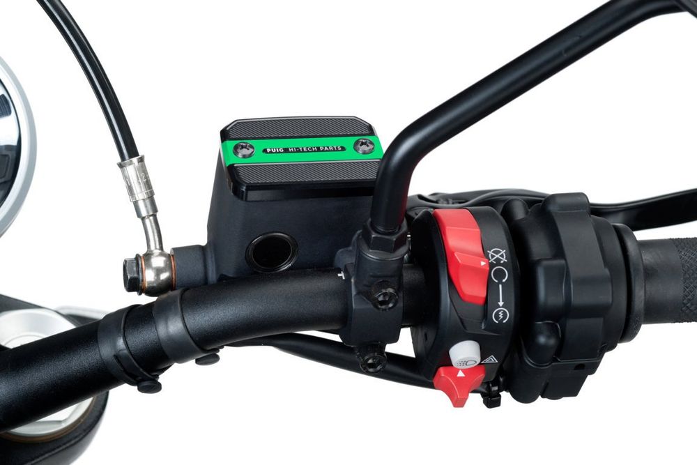 PUIG 9499V Vorderer Bremsflüssigkeitsbehälterdeckel  passend fuer DUCATI MONSTER 696 Grün