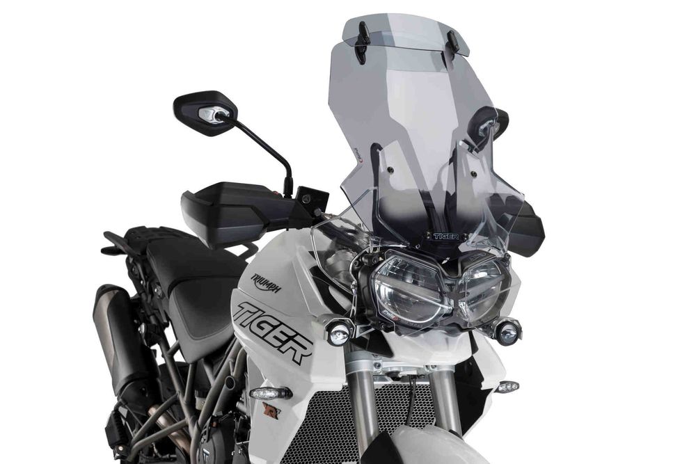 PUIG 9658H Tourenscheibe mit Spoilerscheibe  passend fuer TRIUMPH TIGER 800 XCX Getönt