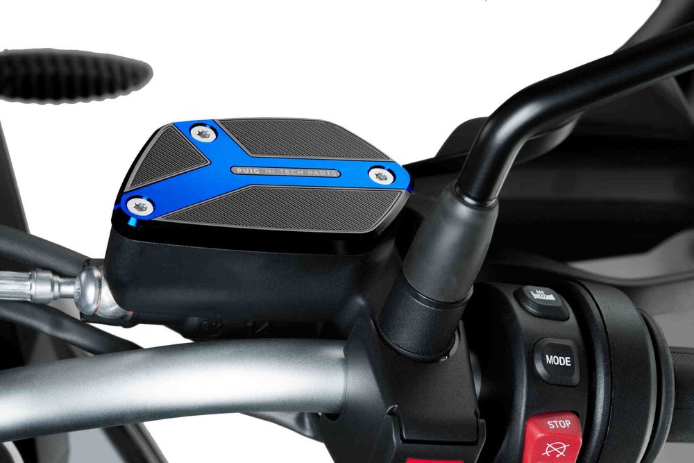 PUIG 9530A Vorderer Bremsflüssigkeitsbehälterdeckel  passend fuer BMW R NINET Blau