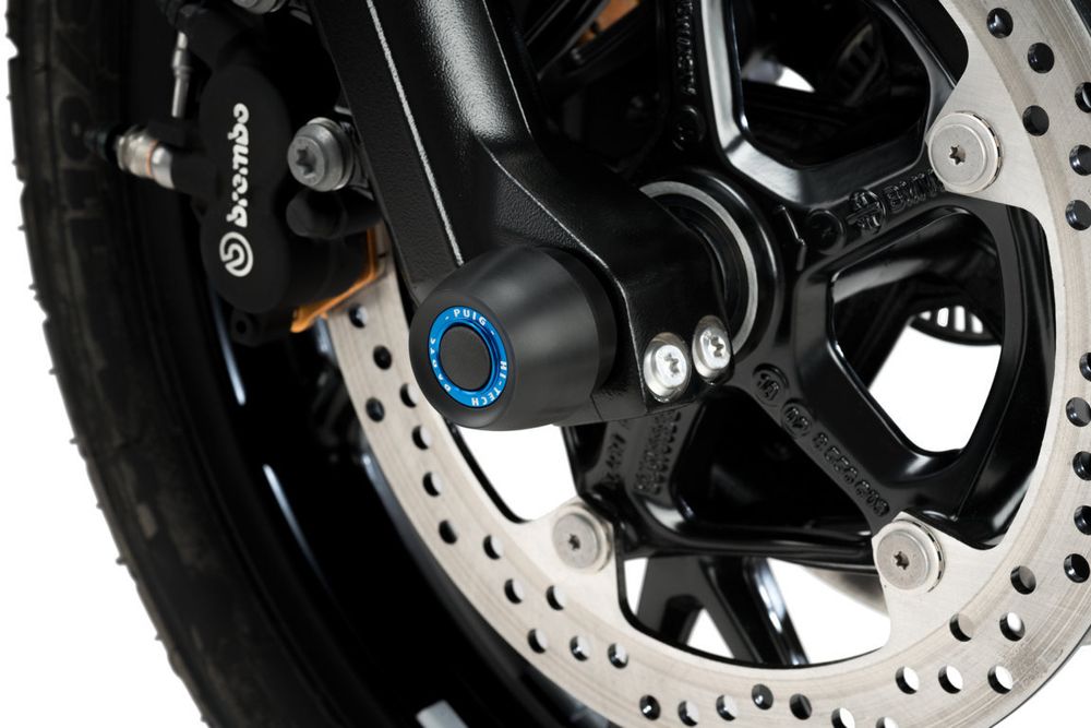 PUIG 20056N Vorderachsregler PHB19  passend fuer BMW F850GS Schwarz