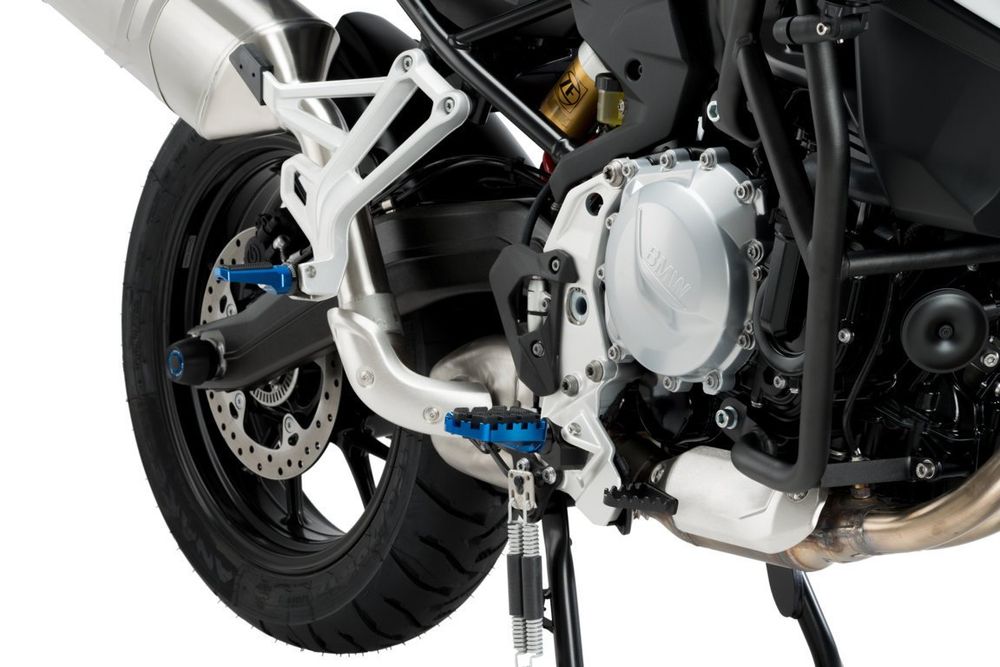 PUIG 7318A Sport Fußrasten  passend fuer SUZUKI GSX-R750 Blau