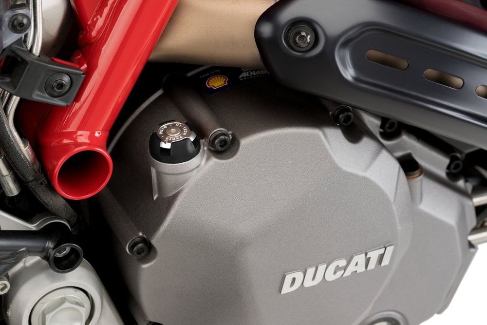 PUIG 6156N Ölverschlusskappe  passend fuer HONDA NT650V DEAUVILLE Schwarz