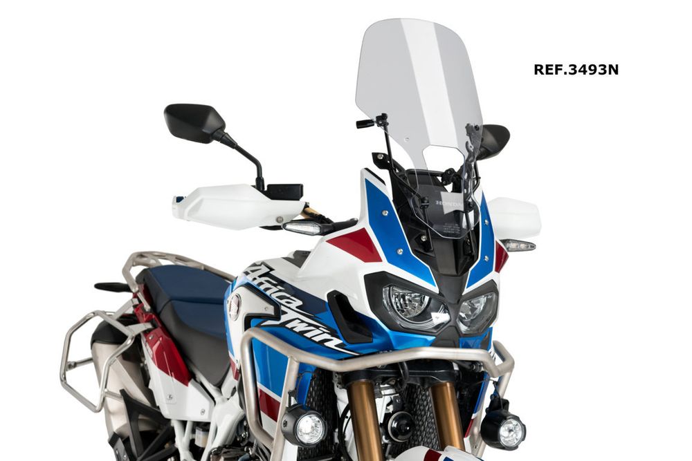 PUIG 3493N M.E.M. (Manueller Hebemechanismus)  passend fuer HONDA CRF1000L AFRICA TWIN Schwarz