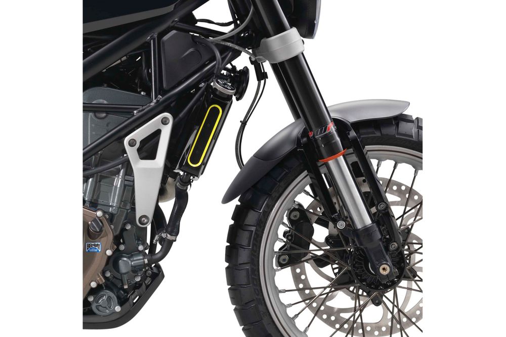 PUIG 3681N Verlängerung des vorderen Schutzblechs  passend fuer HUSQVARNA SVARTPILEN 401 Schwarz