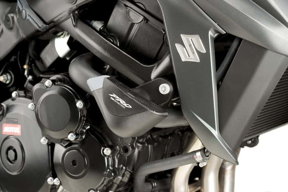 PUIG 5687N Sturzpads PRO  passend fuer SUZUKI GSR750 Schwarz