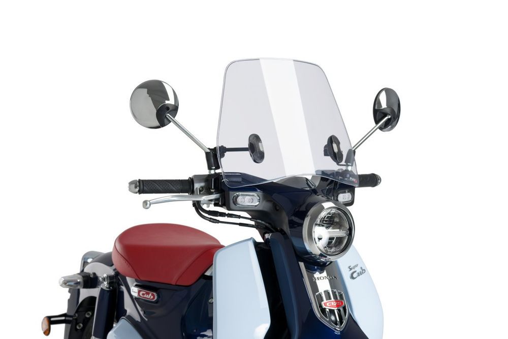 PUIG 3490W Rollerscheibe Trafic  passend fuer HONDA SUPER CUB C125 Transparent