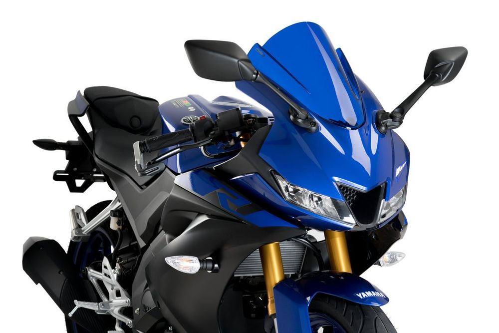 PUIG 3619A Z-Racing Scheibe  passend fuer YAMAHA YZF-R125 Blau